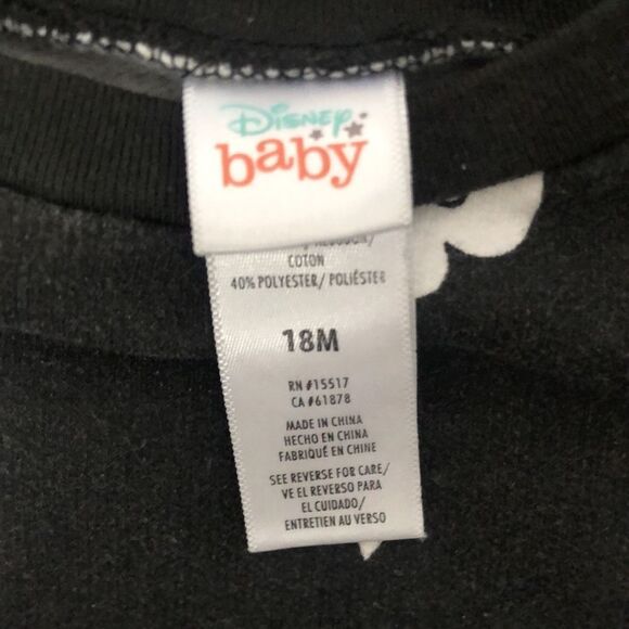 Adorable Faded Mickey Mouse All-Over Print Sweatshirt | 18M - Picture 3 of 5